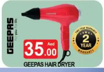 Al Madina GEEPAS Hair Appliances offer