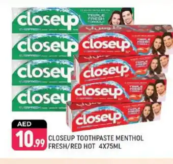 Shaklan CLOSE UP Toothpaste offer