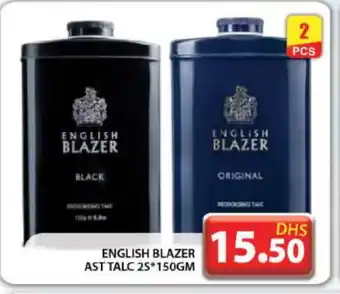 Grand Hyper Market ENGLISH BLAZER Talcum Powder offer