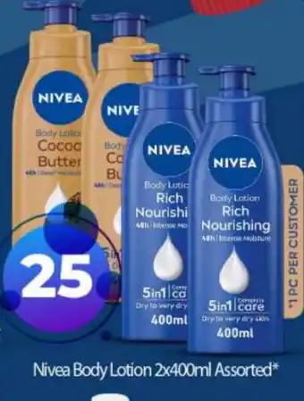 Bigmart Nivea Body Lotion & Cream offer