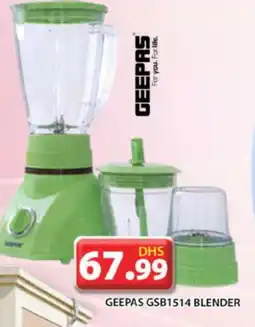 Grand Hyper Market GEEPAS Mixer / Grinder offer