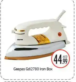 Bigmart GEEPAS Ironbox offer