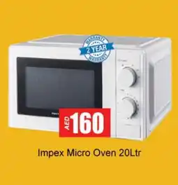 Gulf Hypermarket IMPEX Microwave Oven offer