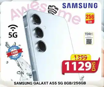 Grand Mall Sharjah Samsung galaxt A55 5G 8GB/256GB offer