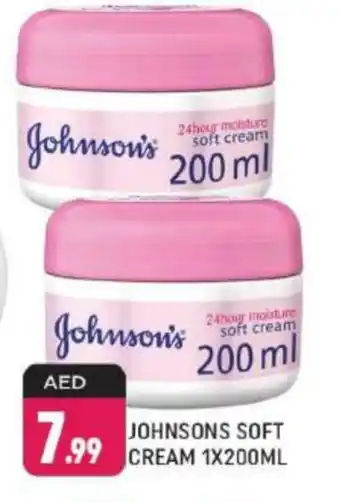 Shaklan JOHNSONS Face cream offer