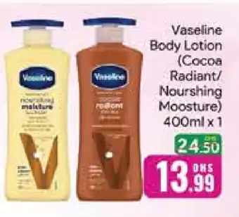 Mango Hypermarket LLC VASELINE Body Lotion & Cream offer