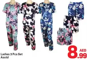 Day To Day Ladies 3 Pcs Set Asstd offer