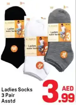 Day To Day Ladies socks 3 Pair Asstd offer