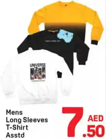 Day To Day Mens Long Sleeves T-Shirt Asstd offer