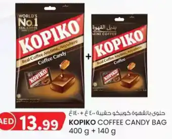 KM Trading Kopiko coffee candy bag offer