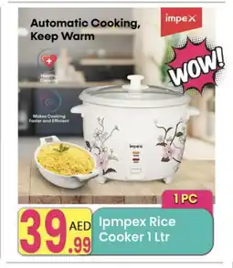 Everyday Center IMPEX Rice Cooker offer