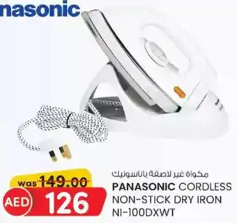 KM Trading Panasonic cordless non-stick dry iron NI-100DXWT offer