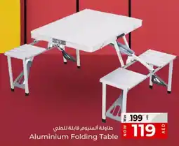 Kenz Hypermarket Aluminium Folding Table offer