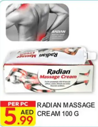 Dream Land Center Radian Massage Cream offer