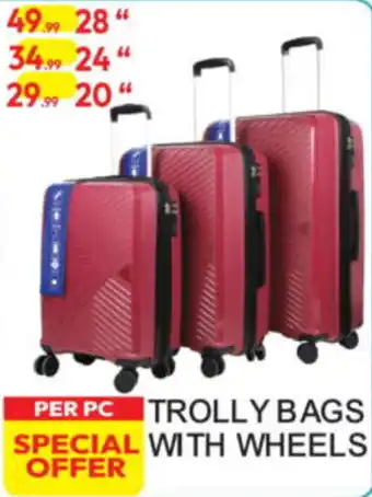 Dream Land Center Trolly Bags with Wheels offer