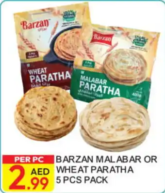 Dream Land Center Barzan Malabar or Wheat Paratha Pack offer