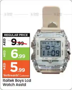 Mark & Save Itaitek Boys Lcd Watch Asstd offer