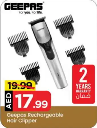 Mark & Save Geepas Rechargeable Hair Clipper offer