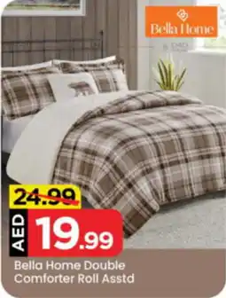 Mark & Save Bella Home Double Comforter Roll Asstd offer