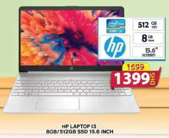 Grand Hyper Market HP Laptop 13 8GB/512GB SSD offer