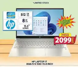 Grand Hyper Market HP Laptop 17 8GB/512 SSD offer