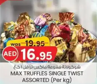 KM Trading Max truffles single twist assorted offer