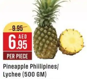 West Zone Supermarket Pineapple Phillipines, Lychee offer