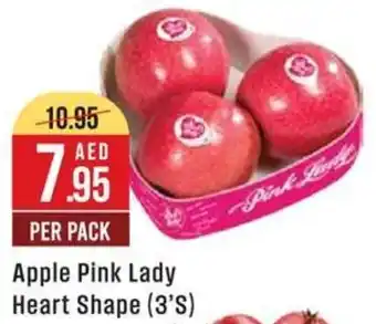 West Zone Supermarket Apple Pink Lady Heart Shape (3'S) offer