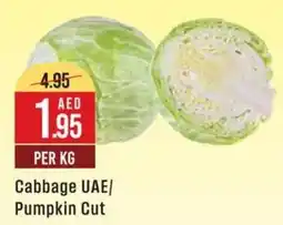 West Zone Supermarket Cabbage UAE, Pumpkin Cut offer