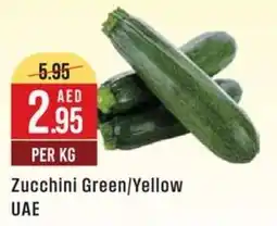 West Zone Supermarket Zucchini Green, Yellow UAE offer