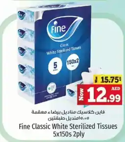 Kenz Hypermarket Fine Classic White Sterilized Tissues offer