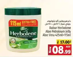 Kenz Hypermarket Dabur Herbolene Aloe Petroleum Jelly Aloe Vera offer