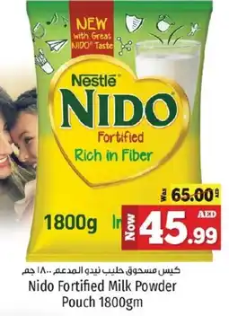 Kenz Hypermarket Nido Fortified Milk Powder Pouch offer