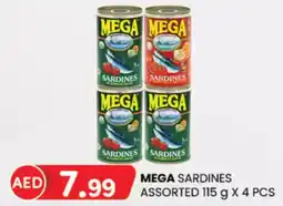 KM Trading Mega sardines assorted offer