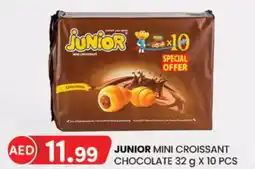 KM Trading Junior mini croissant chocolate offer