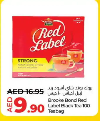 Lulu Hypermarket RED LABEL Tea Bags offer