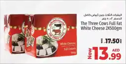 Kenz Hypermarket The Three Cows Full Fat White Cheese offer