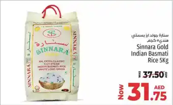 Kenz Hypermarket Sinnara Gold Indian Basmati Rice offer