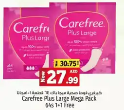 Kenz Hypermarket Carefree Plus Large Mega Pack 64s offer