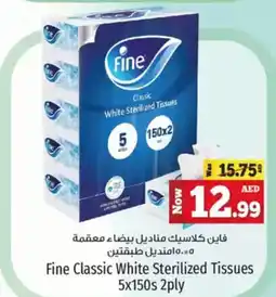 Kenz Hypermarket Fine Classic White Sterilized Tissues offer