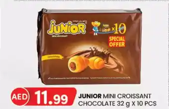 KM Trading Junior mini croissant chocolate offer