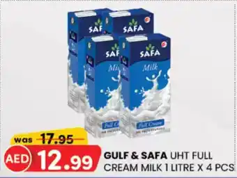 KM Trading Gulf & safa uht full cream milk offer