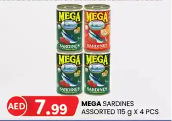 KM Trading Mega sardines assorted offer