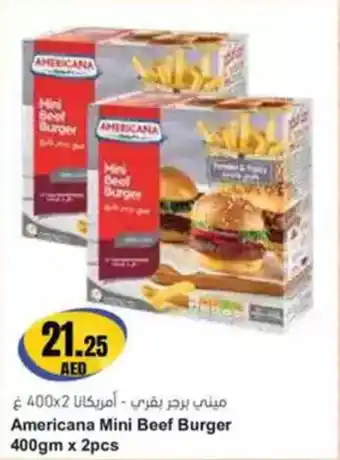 Almaya supermarket Americana Mini Beef Burger offer