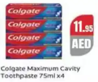 Almaya supermarket Colgate Maximum Cavity Toothpaste offer