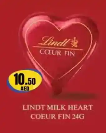 Almaya supermarket Lindt milk heart coeur fin offer