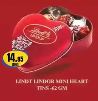 Almaya supermarket Lindt lindor mini heart tins offer