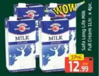 Al Madina Safa long life milk full cream offer