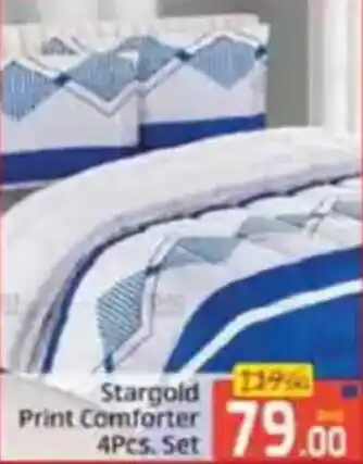 Al Madina Stargold Print Comforter offer