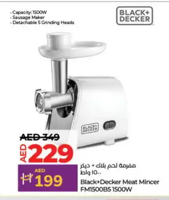 Lulu Hypermarket BLACK+DECKER Chopper offer